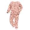 People_Wear_Organic Pyjama rosa bedruckt mit Eichhörnchen-Motiv