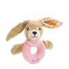 Steiff Hoppel Hase Greifling mit Rassel Rosa 12 cm