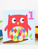 Toby_tiger Grußkarte Eule 1. Geburtstag