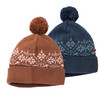 People_Wear_Organic Strick-Mütze in kastanie mélange oder dunkelblau mélange
