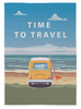 Geschirrtuch Time to Travel